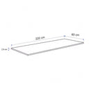 Konyhai munkalap 220 x 60 x 2,8 cm Yorki tölgy