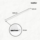 Vinyl SPC padló burkolatváltó Kent tölgy 2400x45x6 mm