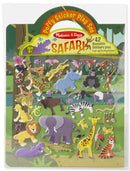 Melissa & Doug újraragasztható, pufi matrica készlet, A/4, szafari