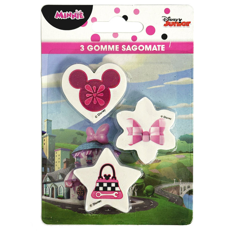 Disney Minnie forma radír szett 3 db-os, J-KNS201721