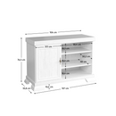 RTV asztal, sosna andersen, KORA KRT