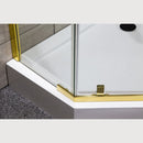 Kora 90 Gold szögletes nyílóajtós zuhanykabin