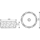 KR-01 kerámia design mosdó