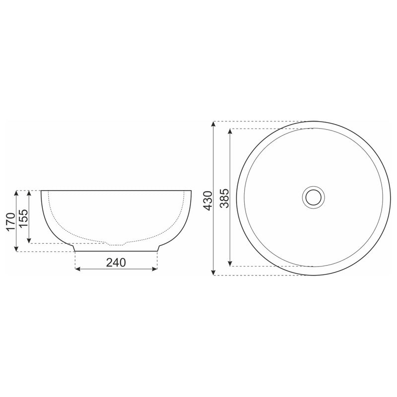 KR-140 kerámia design mosdó