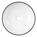 KR-98 WH/BL kerámia design mosdó