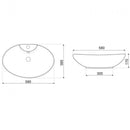 KR-139 kerámia design mosdó, 58x38,5x17cm, matt fekete