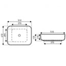 KR-384 BLM kerámia design mosdó matt fekete