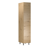 Élelmiszer szekrény polcokkal, artisan tölgy, univerzális, LANGEN D40SP