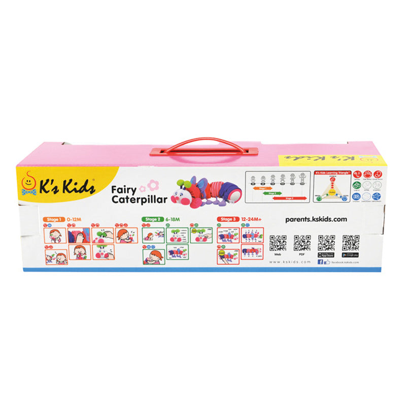 Ks Kids Rózsaszín plüss Kukacka