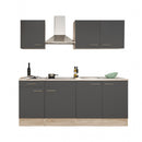 Yorki 210 konyhabútor sonoma tölgy korpusz,selyemfényű antracit fronttal