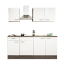 Yorki 210 konyhabútor yorki tölgy korpusz,selyemfényű fehér fronttal