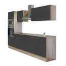 Yorki 270 konyhabútor sonoma tölgy korpusszal, selyemfényű antracit fronttal