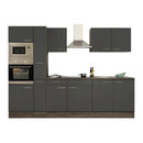 Yorki 300 konyhabútor yorki tölgy korpusz,selyemfényű antracit fronttal