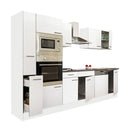 Yorki 310 konyhabútor fehér korpusz,selyemfényű fehér fronttal