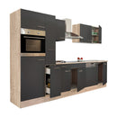 Yorki 310 konyhabútor sonoma tölgy korpusz,selyemfényű antracit fronttal