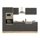 Yorki 310 konyhabútor sonoma tölgy korpusz,selyemfényű antracit fronttal
