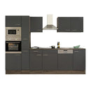 Yorki 310 konyhabútor yorki tölgy korpusz,selyemfényű antracit fronttal