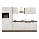 Yorki 310 konyhabútor yorki tölgy korpusz,selyemfényű fehér fronttal