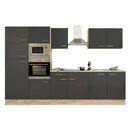 Yorki 330 konyhabútor sonoma tölgy korpusz,selyemfényű antracit fronttal