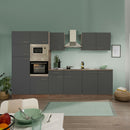 Yorki 330 konyhabútor yorki tölgy korpusz,selyemfényű antracit fronttal