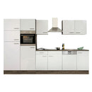 Yorki 340 konyhabútor yorki tölgy korpusz,selyemfényű fehér fronttal