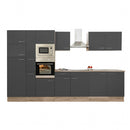 Yorki 360 konyhabútor sonoma tölgy korpusz,selyemfényű antracit fronttal