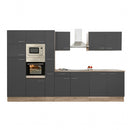 Yorki 360 konyhabútor sonoma tölgy korpusz,selyemfényű antracit fronttal