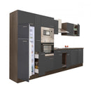 Yorki 360 konyhabútor yorki tölgy korpusz,selyemfényű antracit fronttal