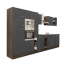 Yorki 360 konyhabútor yorki tölgy korpusz,selyemfényű antracit fronttal