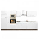 Yorki 360 konyhabútor yorki tölgy korpusz,selyemfényű fehér fronttal