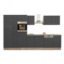Yorki 370 konyhabútor sonoma tölgy korpusz,selyemfényű antracit fronttal