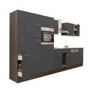 Yorki 370 konyhabútor yorki tölgy korpusz,selyemfényű antracit fronttal