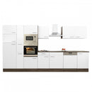 Yorki 370 konyhabútor yorki tölgy korpusz,selyemfényű fehér fronttal