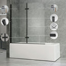 Alor kádparaván 120x140 cm Black