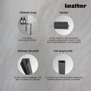 Eva kádparaván 70x140 cm Black