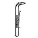 Aquajet hidromasszázs zuhanypanel szürke