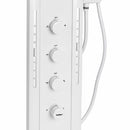 Aquajet hidromasszázs zuhanypanel fehér