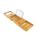 Állítható fürdőkád tálca bambusz