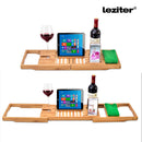 Állítható fürdőkád tálca bambusz