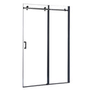 Bold görgős zuhanyajtó 120x195 cm fekete