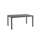 Hella műanyag kerti asztal cappuccino