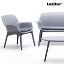 Tampa 4 személyes kerti bútor garnitúra szürke-grafit