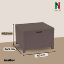 Venus 4 személyes kerti bútor garnitúra barna