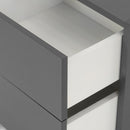 Boxie 2 fiókos fali szekrény 40x40x37 cm antracit