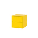 Boxie 2 fiókos fali szekrény 40x40x37 cm sárga