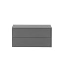 Boxie 2 fiókos fali szekrény 40x80x37 cm antracit