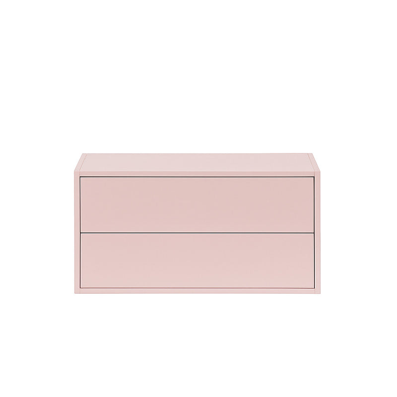 Boxie 2 fiókos fali szekrény 40x80x37 cm pink