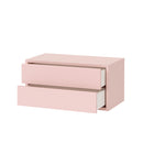 Boxie 2 fiókos fali szekrény 40x80x37 cm pink