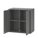 Boxie 2 ajtós fali szekrény 80x80x37 cm antracit