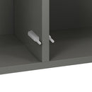 Boxie 2 ajtós fali szekrény 80x80x37 cm antracit
